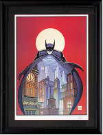 Batman Night Vigil Lithograph by Bob Kane Signed