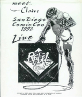 Meet Claire Flyer SDCC 1992