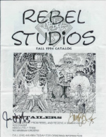 Rebel Studios Catalog Fall 1994
